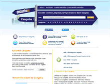 Tablet Screenshot of encontracangaiba.com.br